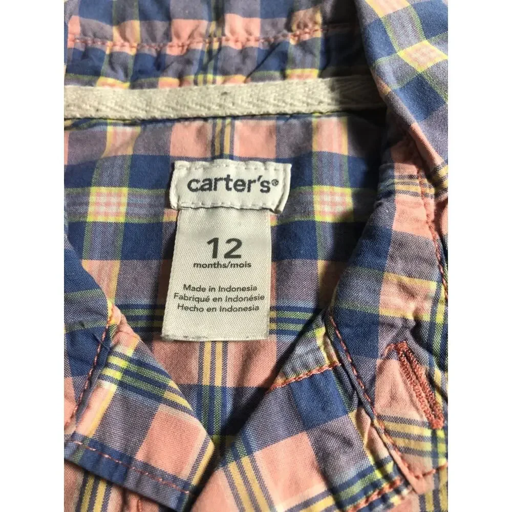 Carter's Toddler Button down shirt sz 12
